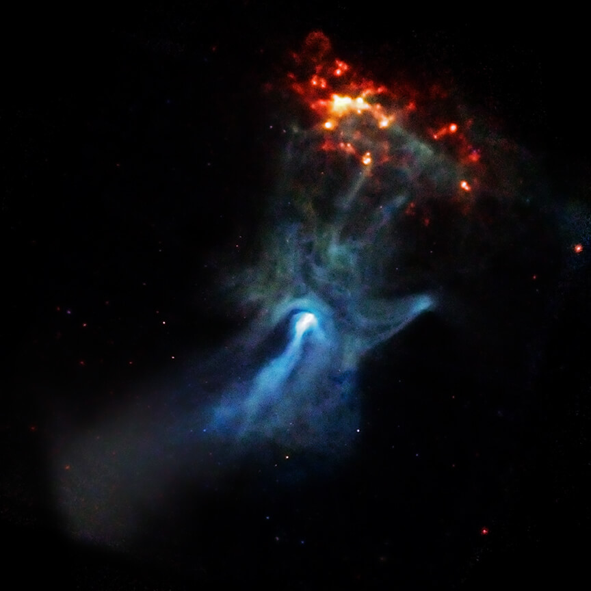 超新星残骸「MSH 15-52」