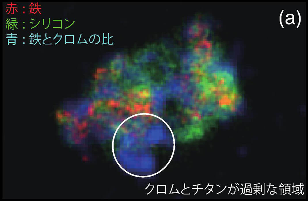 超新星残骸3C 397のX線画像