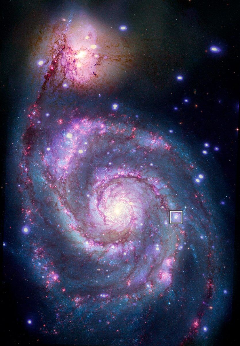 渦巻銀河「M51」におけるX線連星「M51-ULS-1」