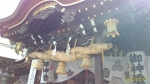 櫛田神社（光、注連縄）