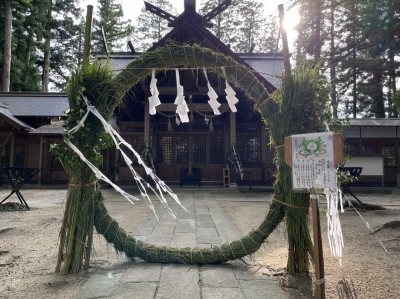 茅の輪くぐり　梅戸神社